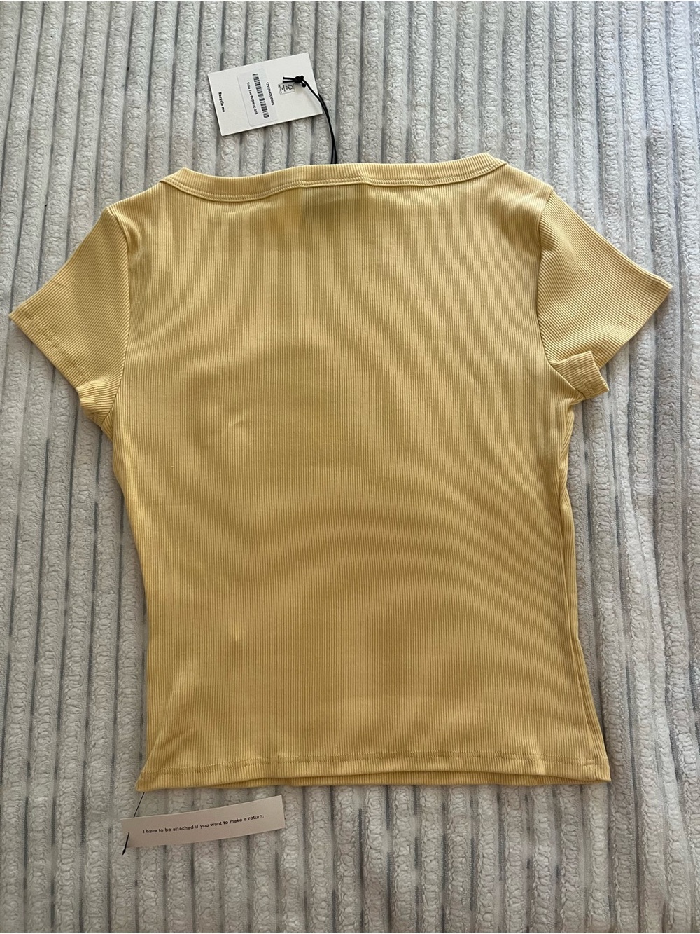 Reformation Talia Tee in Blonde - Picture 8 of 11